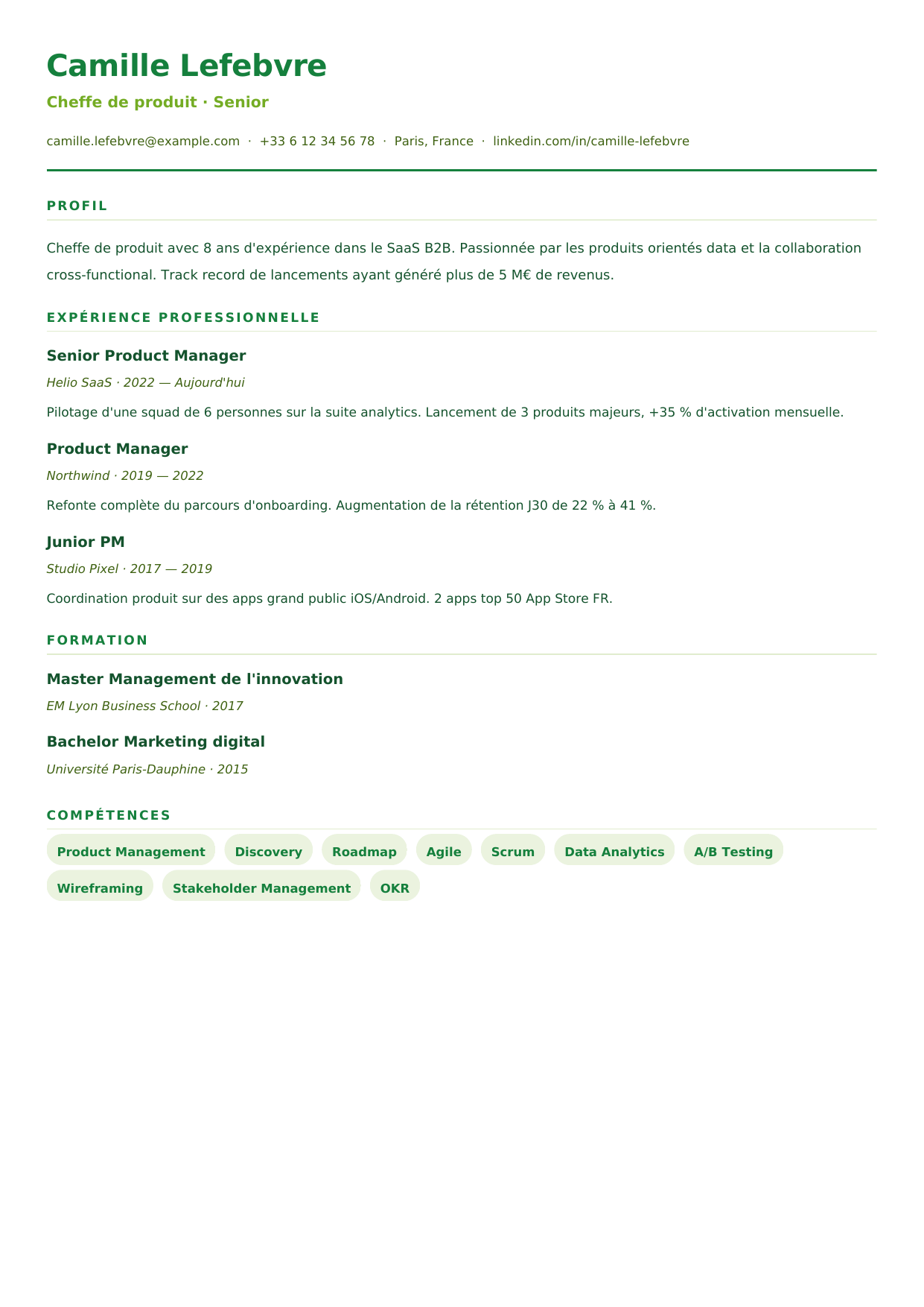 Canadian CV