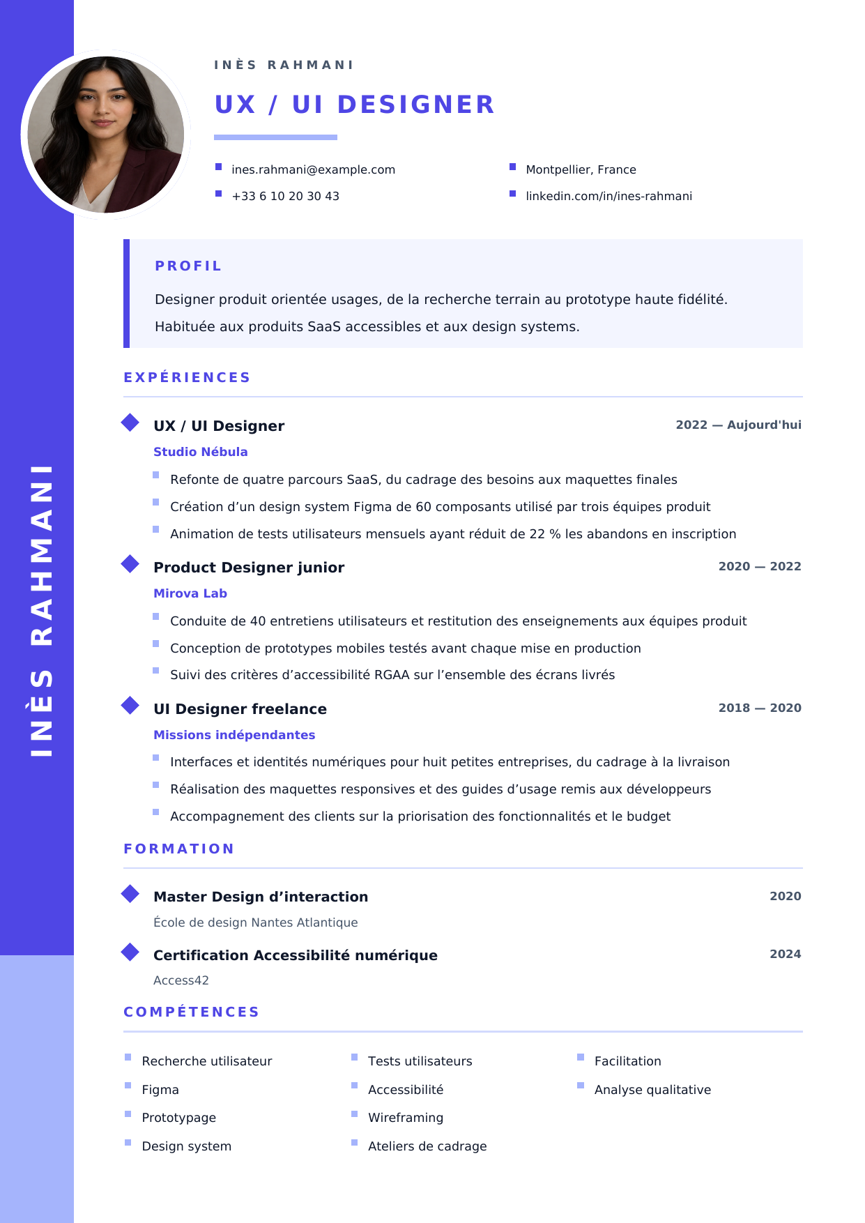 Aperçu Signature Rail — UX / UI Designer